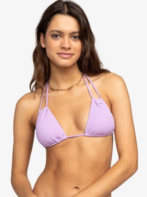 Roxy Aruba Mini Tiki Triangle Bikini Felsők | 8147593-SG