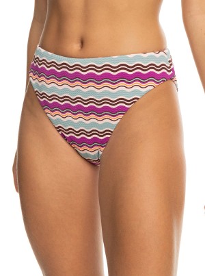 Roxy Flowy Mood Mid Derekú Bikini Alsó | 1028936-NL