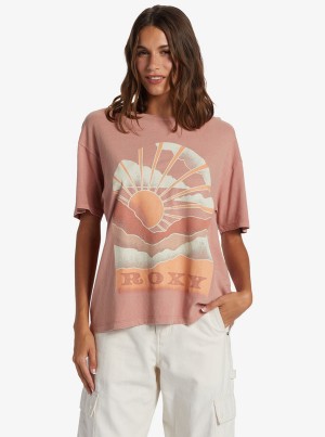 Roxy Get Lost In The Moment Oversized Boyfriend Póló | 1086392-FN