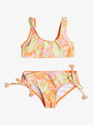 Roxy Happiness Feeling Two Piece Bralette Set Fürdőruha Lány | 3917846-OR