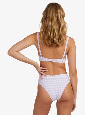 Roxy Heart The Check Moderate Coverage Bikini Alsó | 5670312-YG