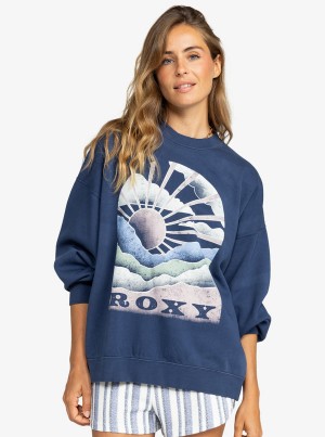 Roxy Lineup Oversized Crew Neck Kapucnis Pulóver | 9504731-GJ