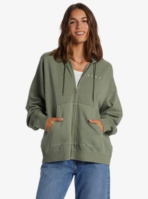 Roxy Lineup Oversized Zip-Up Kapucnis Pulóver | 2608475-YO