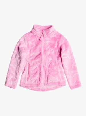 Roxy Mini Igloo Technical Zip-Up Csuklyás Fleece Snowboardkabát Lány | 0614389-YI