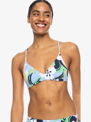 Roxy Printed Beach Classics Pántos Bra Bikini Felsők | 9634708-NZ