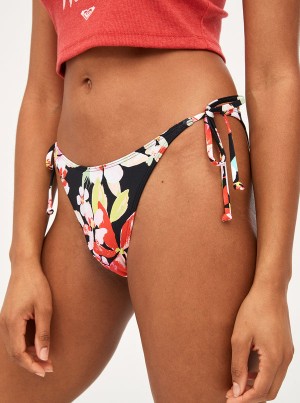 Roxy Printed Beach Classics Tie Side High Leg Cheeky Bikini Alsó | 2361507-XT