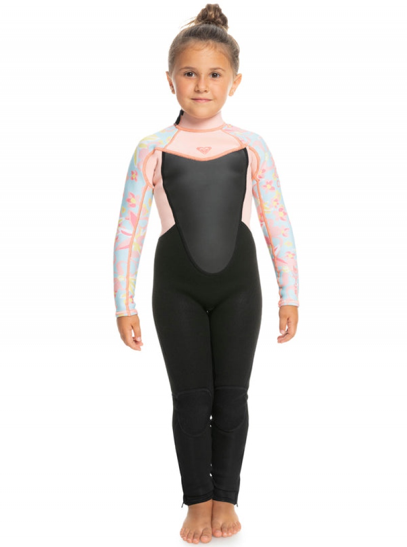 Roxy 3/2mm Prologue Back Zip Wetsuit Fürdőruha Lány | 3069524-AF