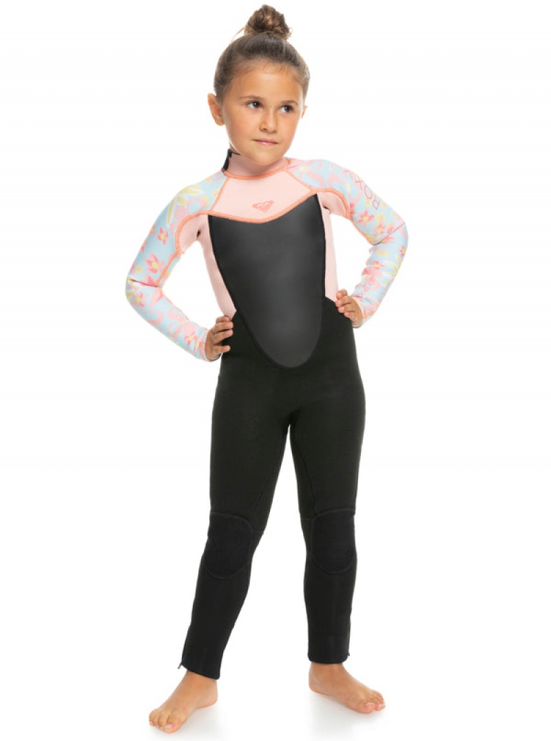 Roxy 3/2mm Prologue Back Zip Wetsuit Fürdőruha Lány | 3069524-AF