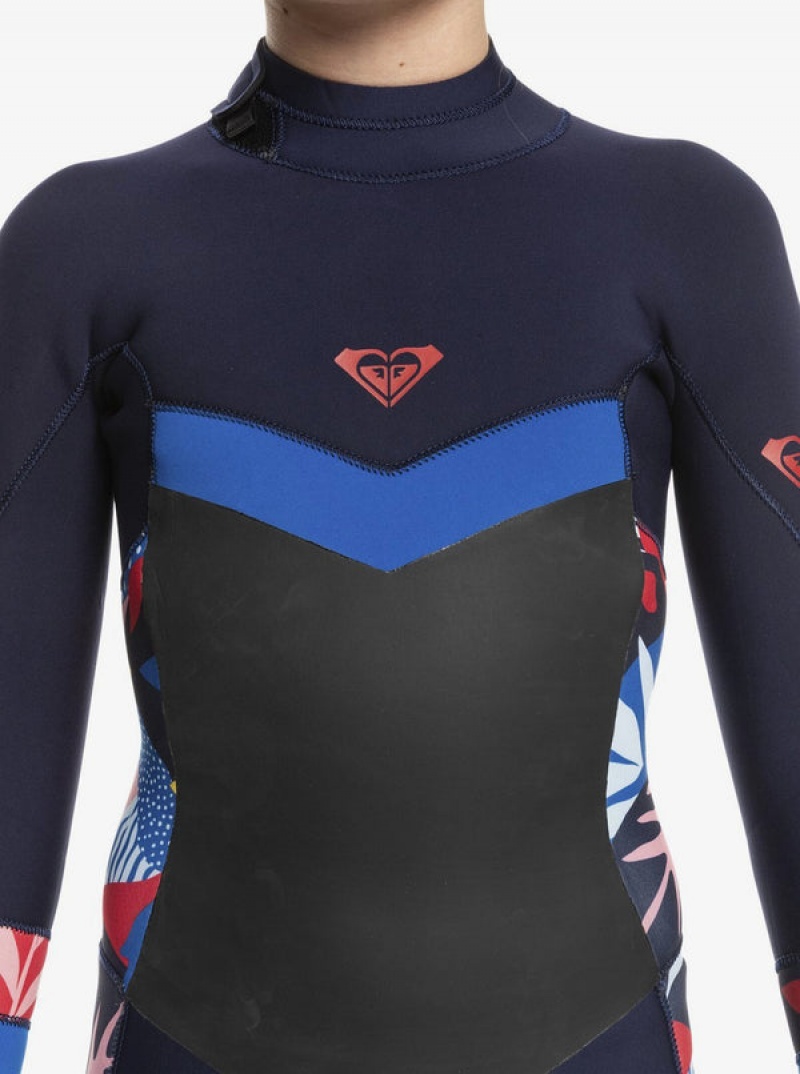 Roxy 3/2mm Syncro GBS Long Sleeve Fullsuit Fürdőruha Lány | 8356174-KM