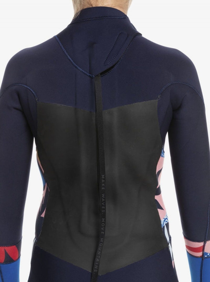 Roxy 3/2mm Syncro GBS Long Sleeve Fullsuit Fürdőruha Lány | 8356174-KM