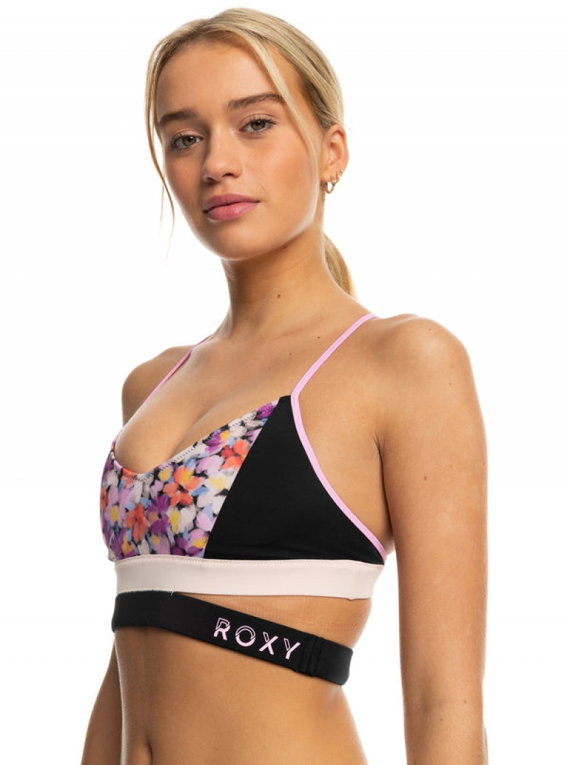 Roxy Active Bralette Bikini Felsők | 5760928-AR