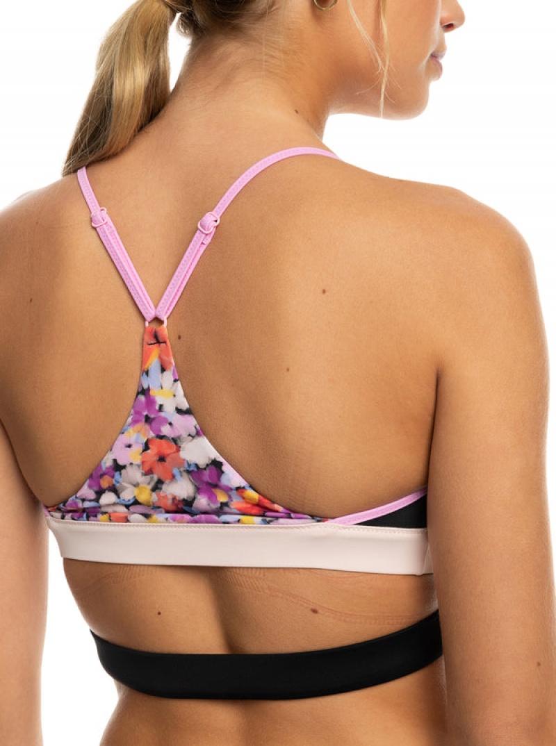 Roxy Active Bralette Bikini Felsők | 5760928-AR