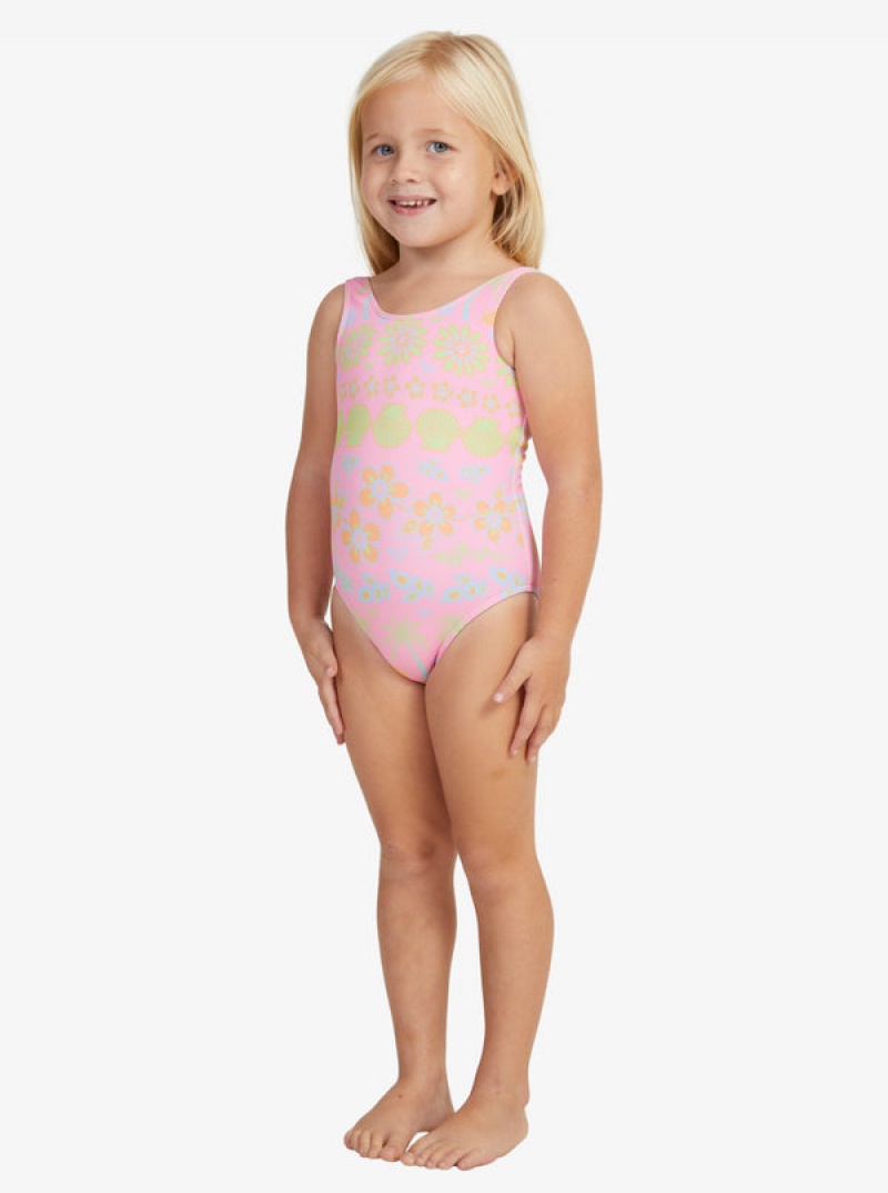 Roxy Beach Day Together One-Piece Fürdőruha Lány | 1762083-SR