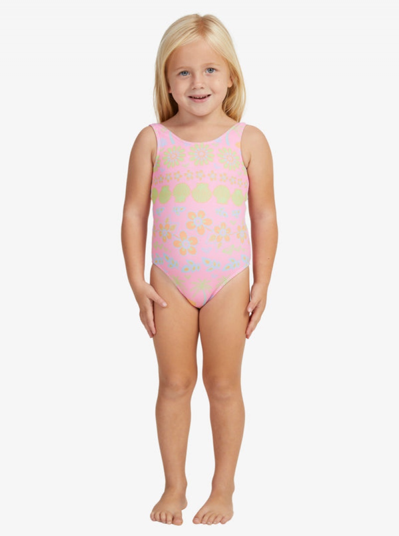 Roxy Beach Day Together One-Piece Fürdőruha Lány | 1762083-SR