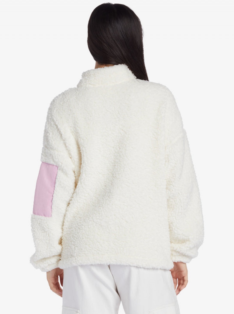 Roxy Chloe Kim Pop Sherpa Full-Zip Fleece Kapucnis Pulóver | 4913572-YZ