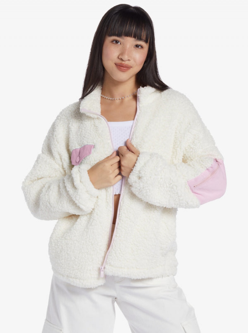 Roxy Chloe Kim Pop Sherpa Full-Zip Fleece Nappali Ruha | 8597164-ST