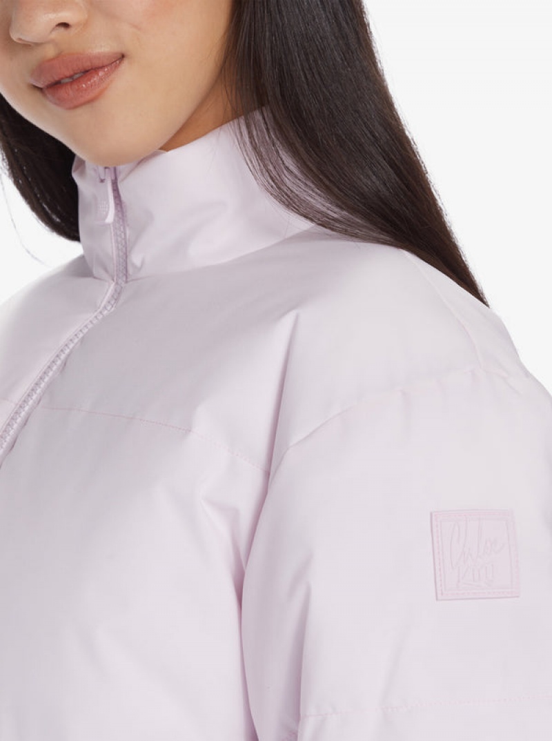 Roxy Chloe Kim Reversible Puffer Bomber Kabát | 7219538-DN