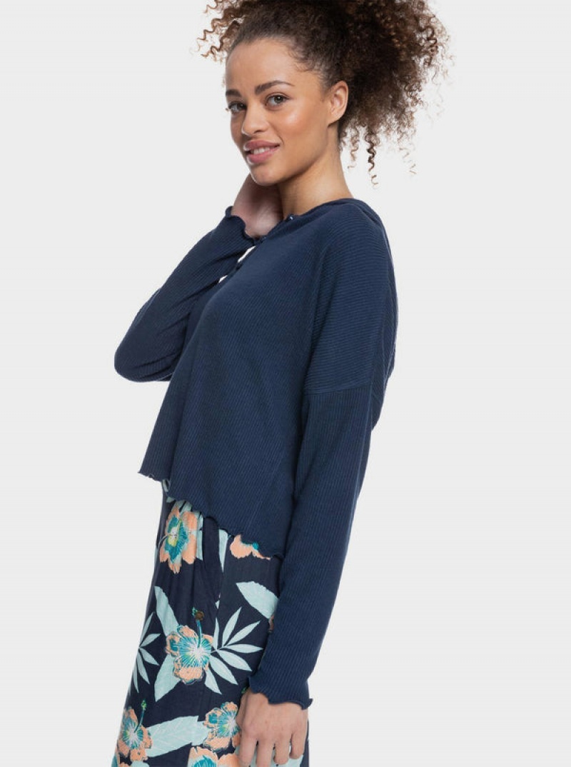 Roxy Cozy Day Long Sleeve Rib Knit Felsők | 4926308-ZW