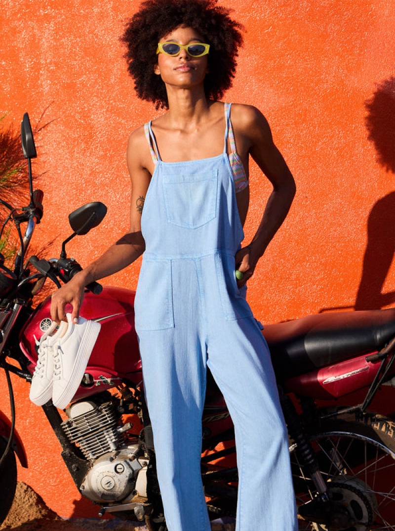 Roxy Crystal Coast Overalls Jumpsuits | 2381947-MI