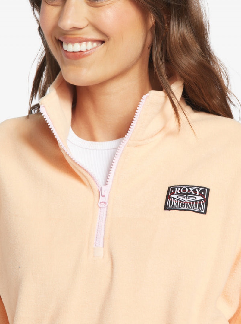 Roxy Dawn To Dusk Solid Half-Zip Fleece Kapucnis Pulóver | 1085237-VH