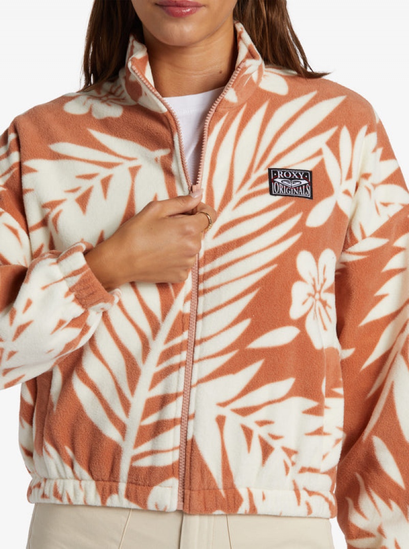 Roxy Dawn To Dusk Zip-Up Fleece Kapucnis Pulóver | 3140685-MX