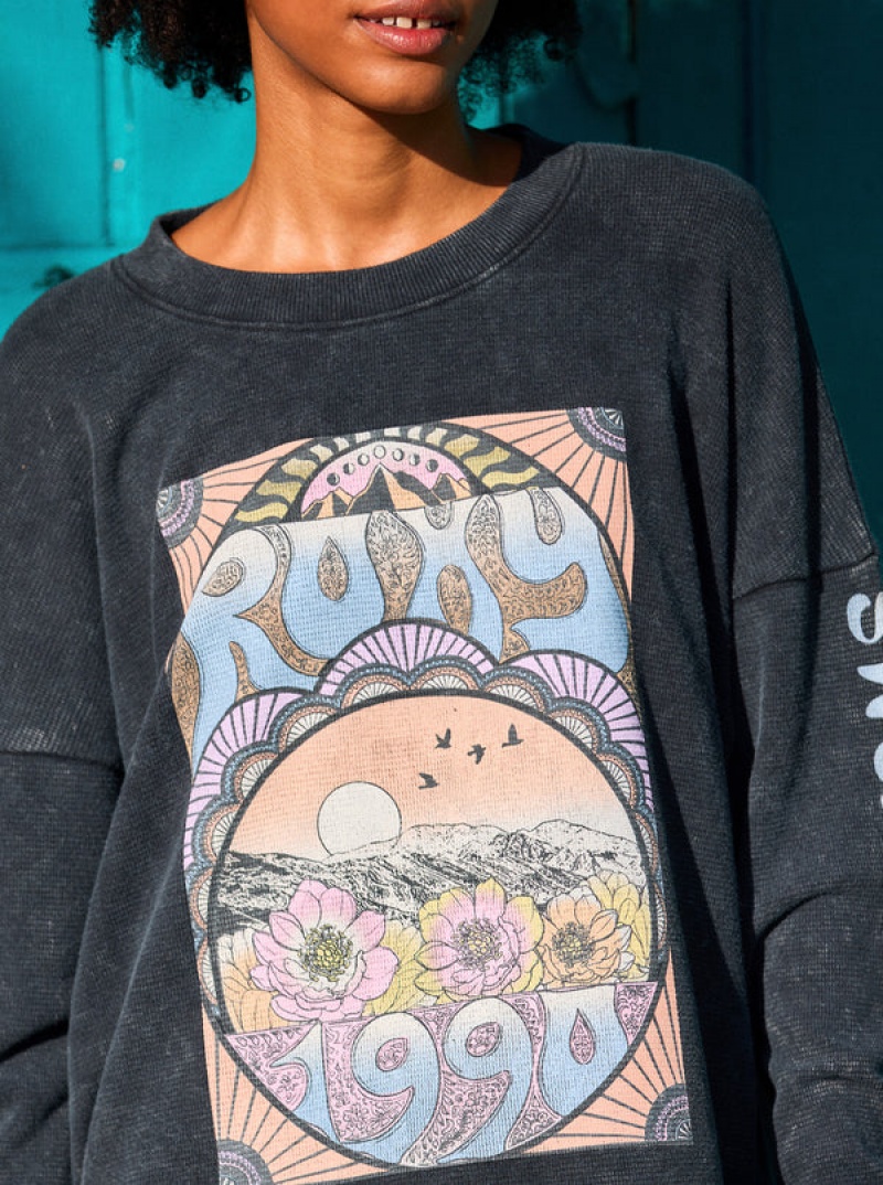 Roxy East Side Long-Sleeve Crew Neck Nappali Ruha | 8204796-UK