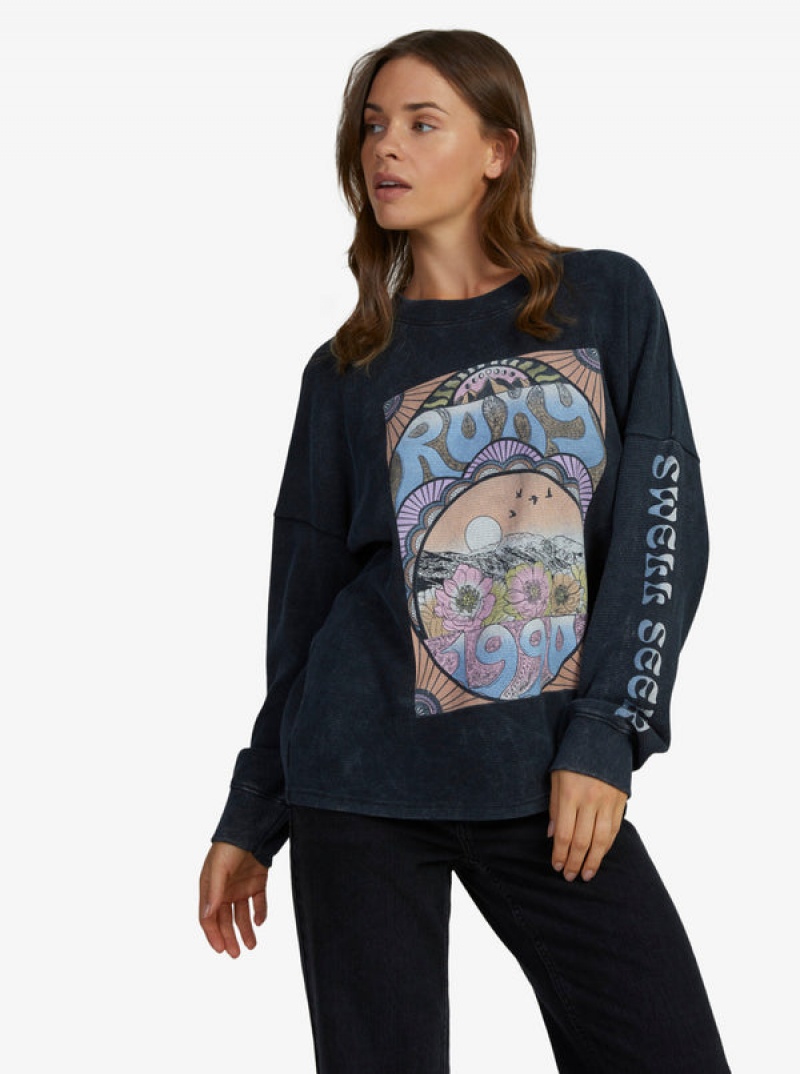 Roxy East Side Long-Sleeve Crew Neck Nappali Ruha | 8204796-UK