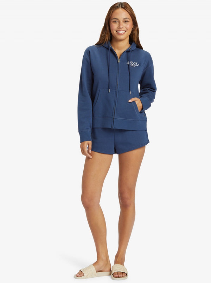 Roxy Evening Hike Zip-Up Kapucnis Pulóver | 7413690-YO