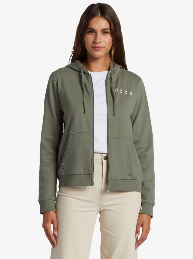 Roxy Evening Hike Zip Zip-Up Kapucnis Pulóver | 0694571-PC