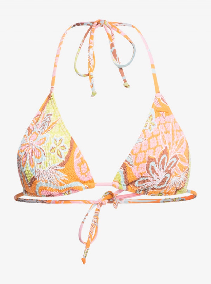 Roxy Floraldelic Tiki Tri Bikini Felsők | 5069821-UX