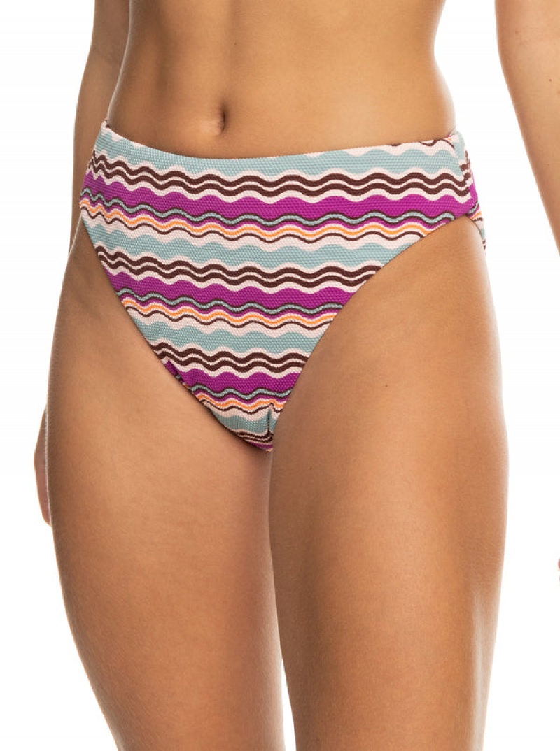 Roxy Flowy Mood Mid Derekú Bikini Alsó | 1028936-NL