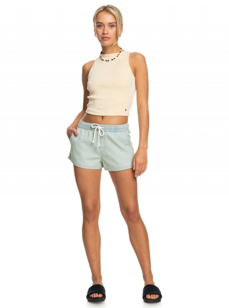 Roxy Go To The Beach Denim Rövidnadrág | 6715830-UX