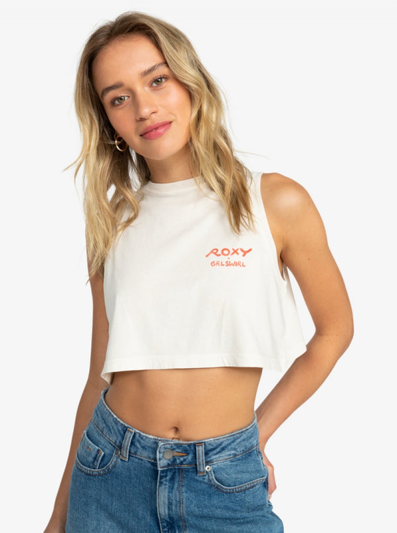 Roxy Grl Swirl Cropped Felsők | 9105643-CA