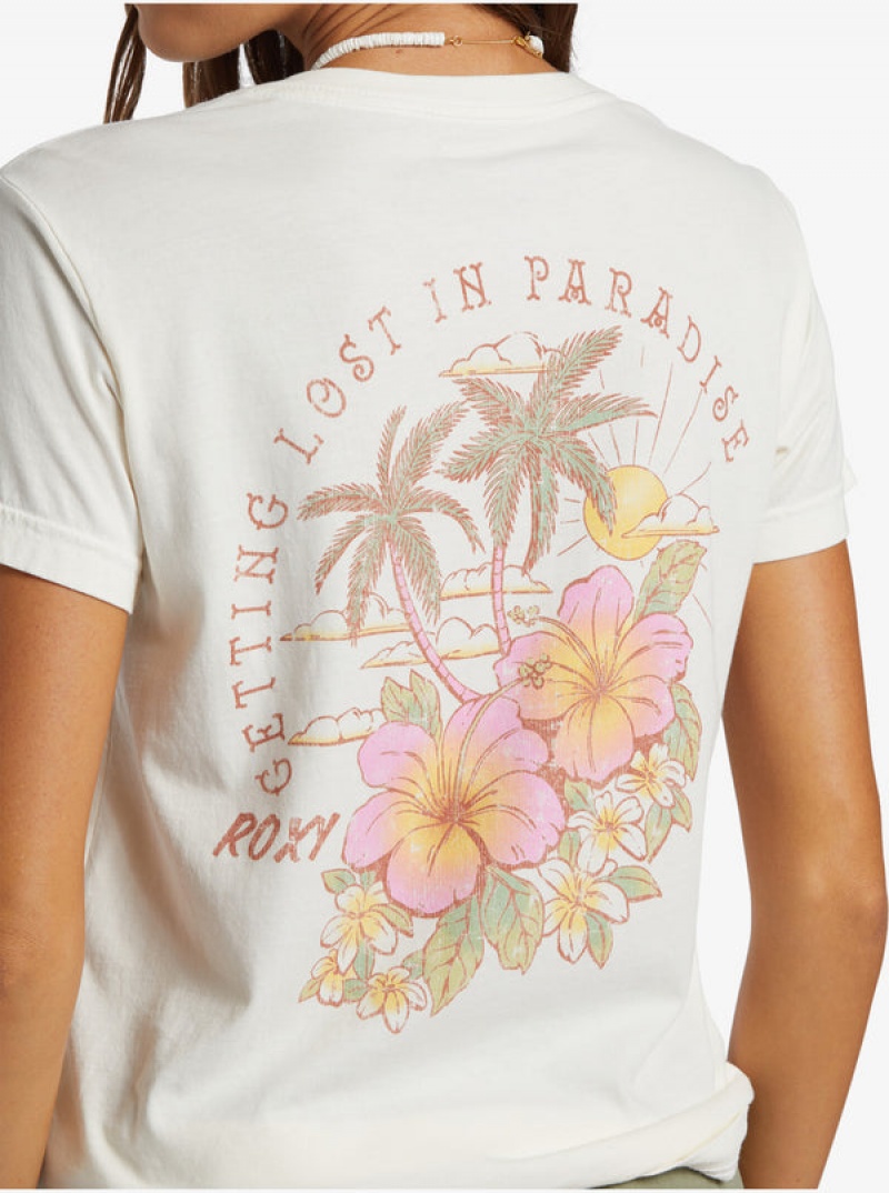 Roxy Hibiscus Paradise Boyfriend Póló | 7620849-KR