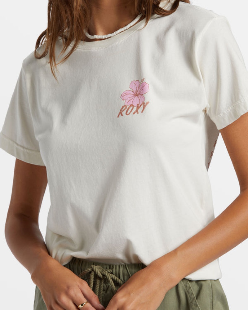 Roxy Hibiscus Paradise Boyfriend Póló | 7620849-KR