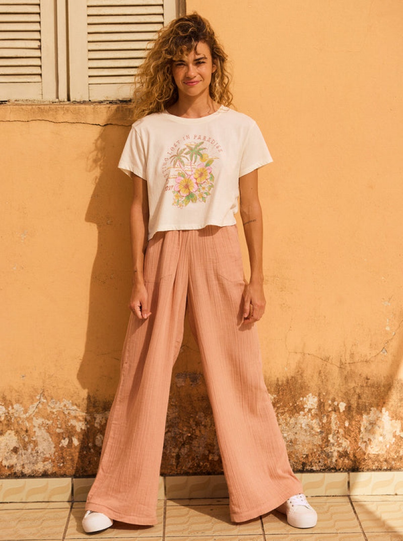 Roxy Hibiscus Paradise Cropped Póló | 2439510-SF