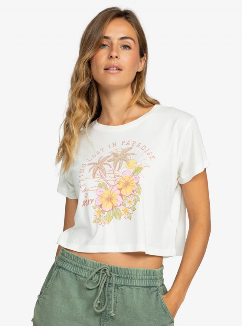 Roxy Hibiscus Paradise Cropped Póló | 2439510-SF