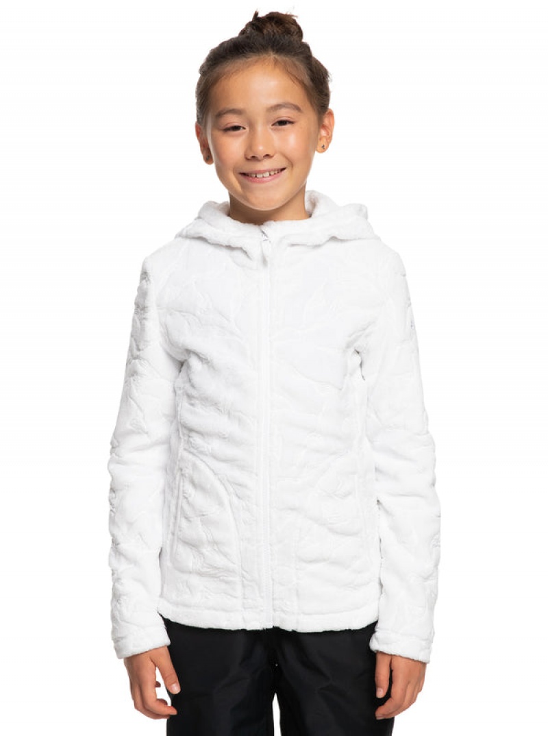 Roxy Igloo Technical Csuklyás Fleece Snowboardkabát Lány | 4085391-SO