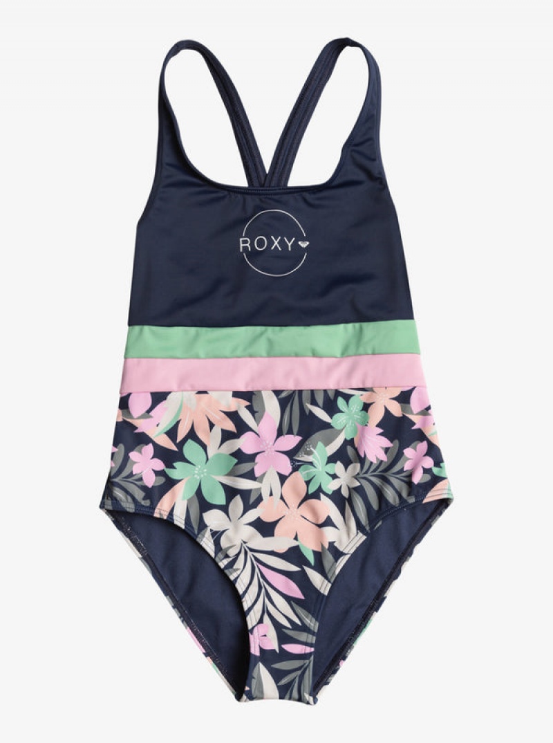 Roxy Ilacabo Active One-Piece Fürdőruha Lány | 7108645-QP