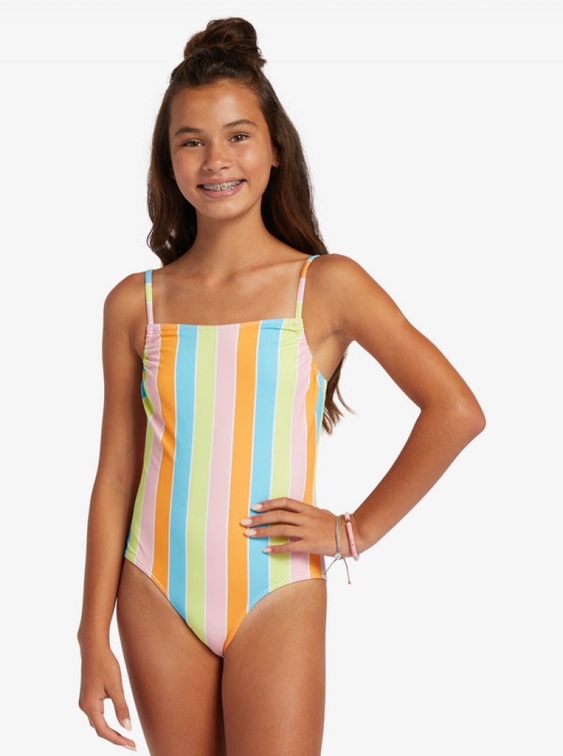 Roxy Last In Paradise One-Piece Fürdőruha Lány | 6528190-WA