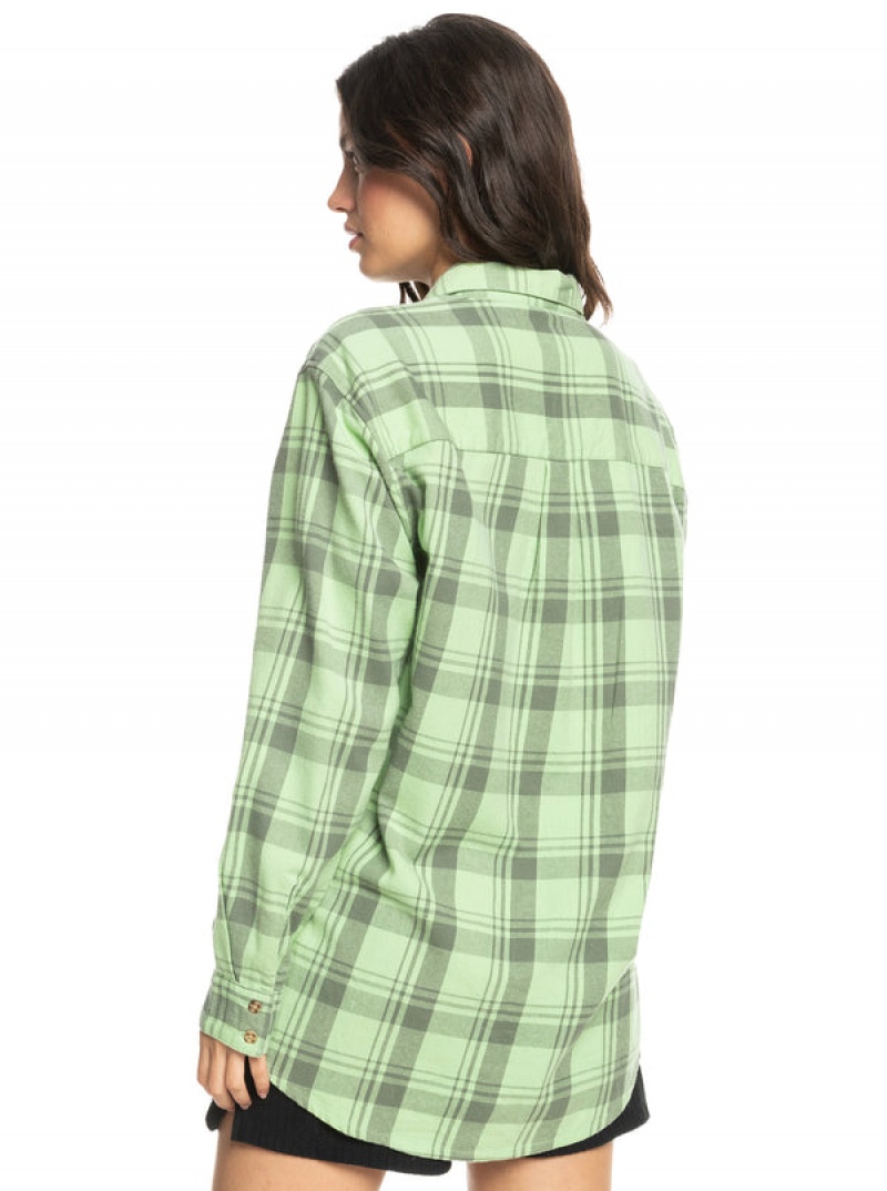 Roxy Let It Go Flannel Long Sleeve Felsők | 2381079-VU