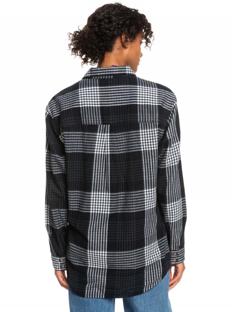 Roxy Let It Go Flannel Long Sleeve Felsők | 0237586-RB