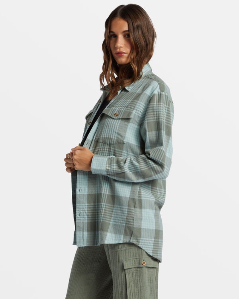 Roxy Let It Go Flannel Long Sleeve Felsők | 3256978-VR