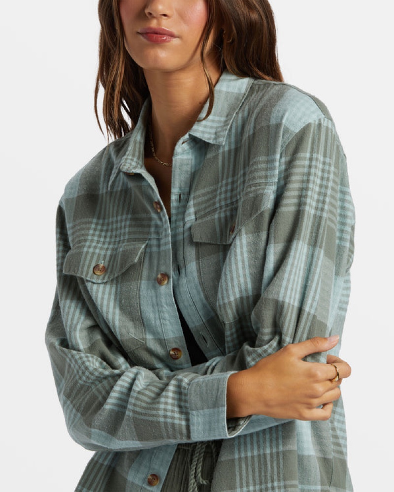 Roxy Let It Go Flannel Long Sleeve Felsők | 3256978-VR