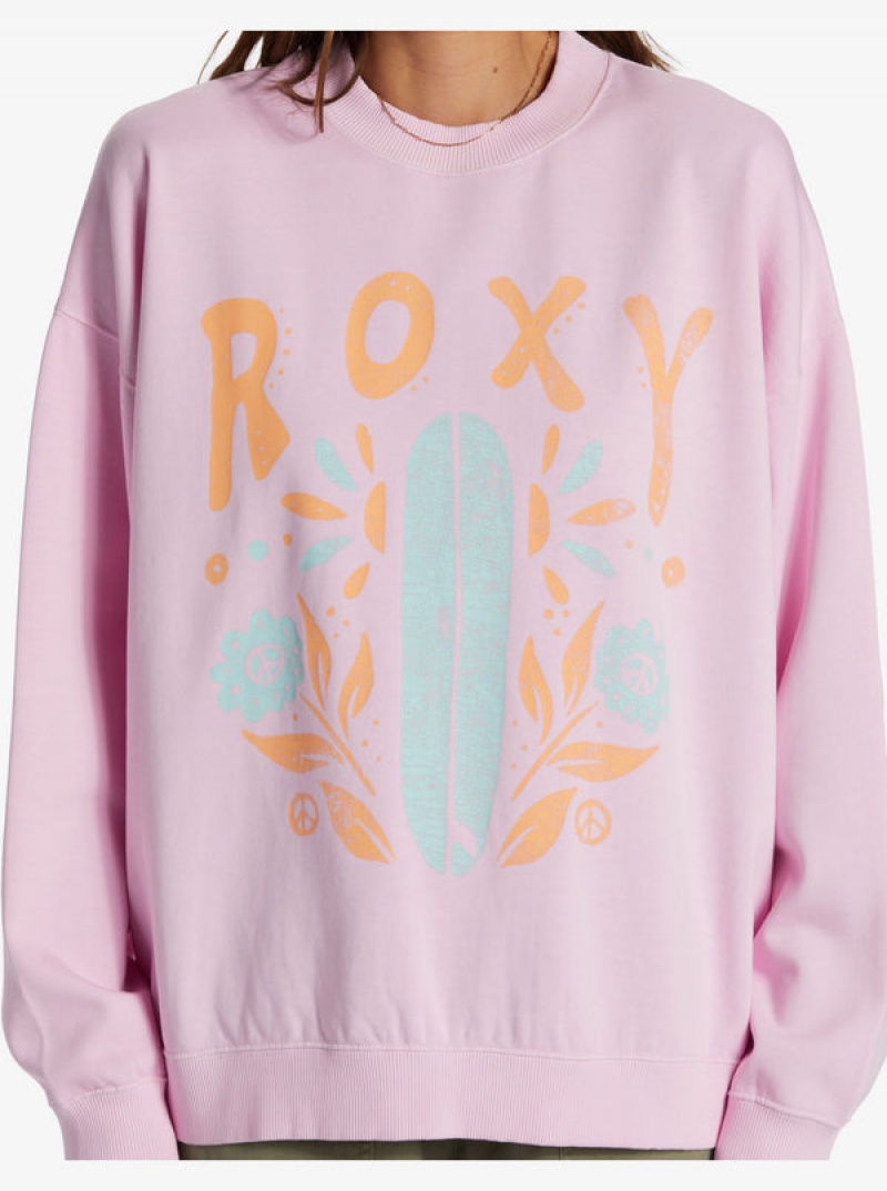 Roxy Lineup Oversized Crew Neck Kapucnis Pulóver | 6231970-KF