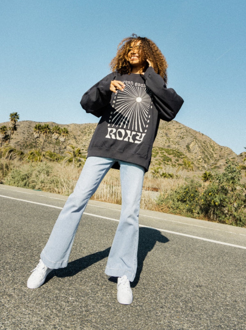 Roxy Lineup Oversized Crew Neck Kapucnis Pulóver | 6842913-JM