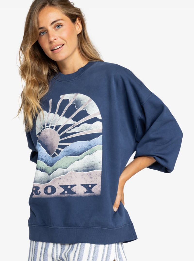 Roxy Lineup Oversized Crew Neck Kapucnis Pulóver | 9504731-GJ