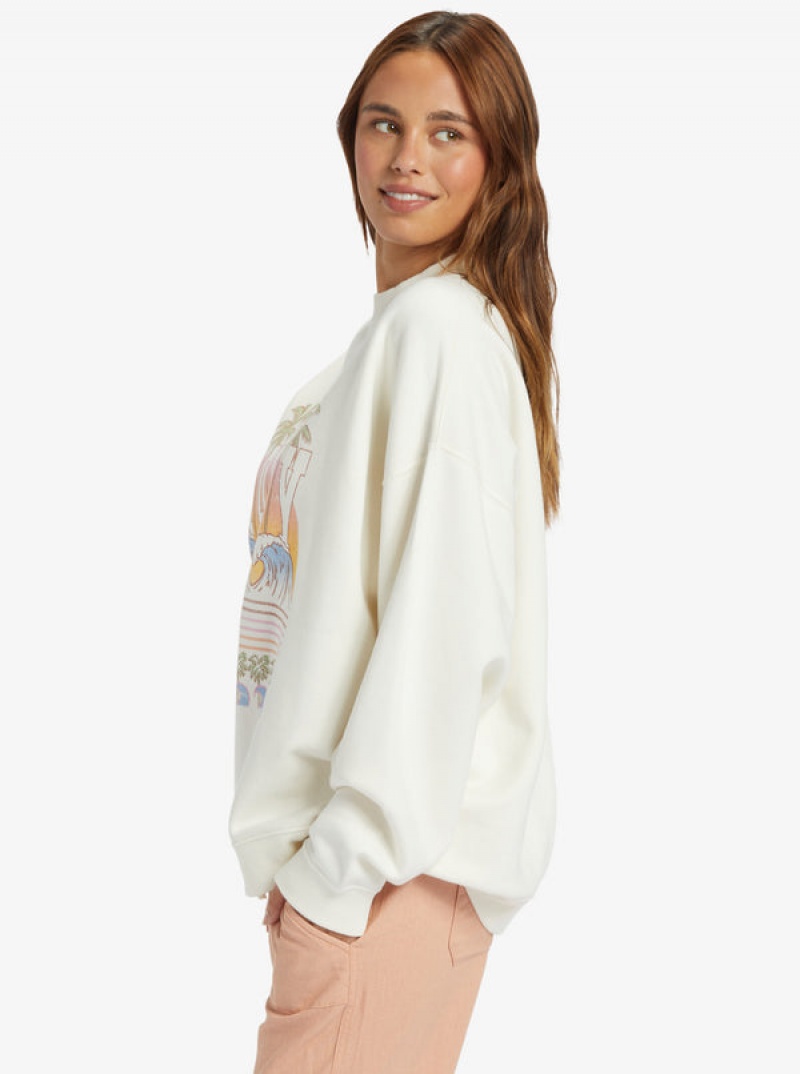 Roxy Lineup Oversized Crew Neck Kapucnis Pulóver | 5607934-RB