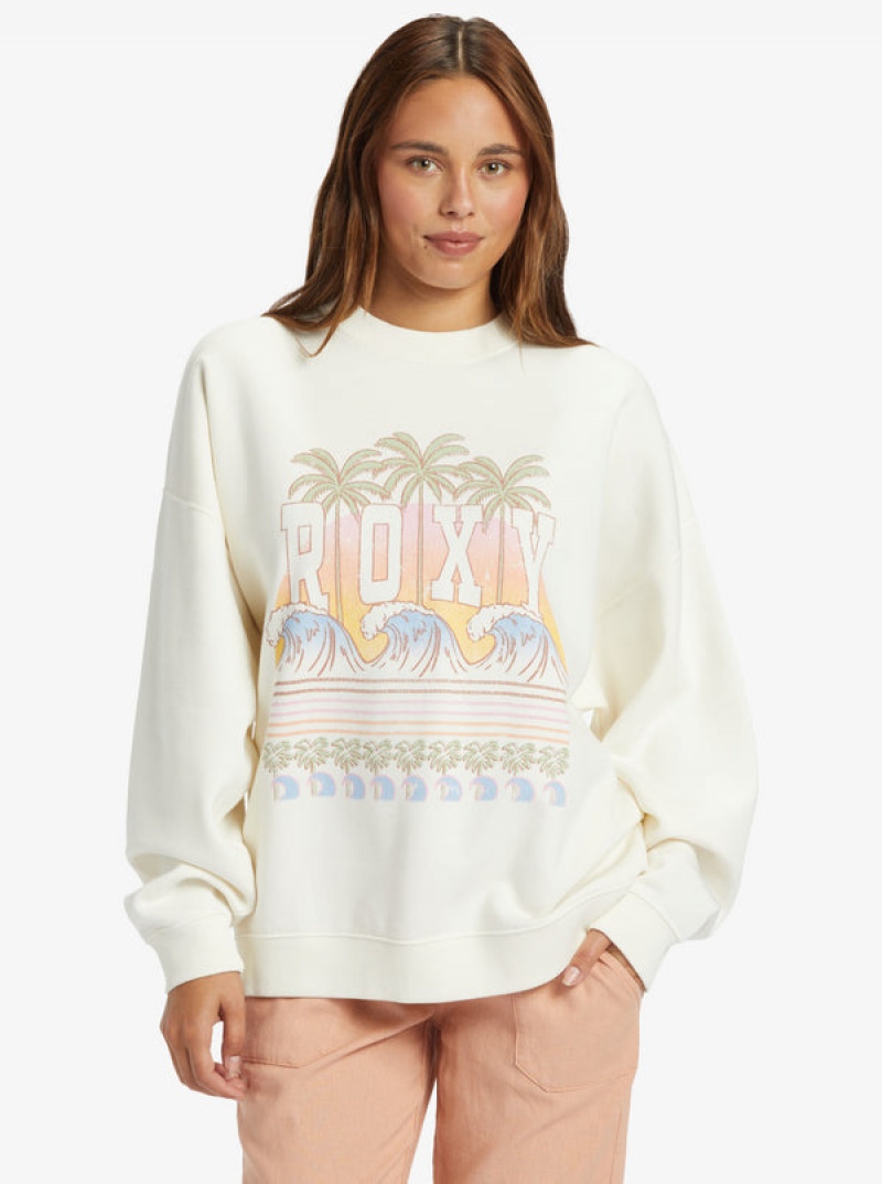 Roxy Lineup Oversized Crew Neck Kapucnis Pulóver | 5607934-RB