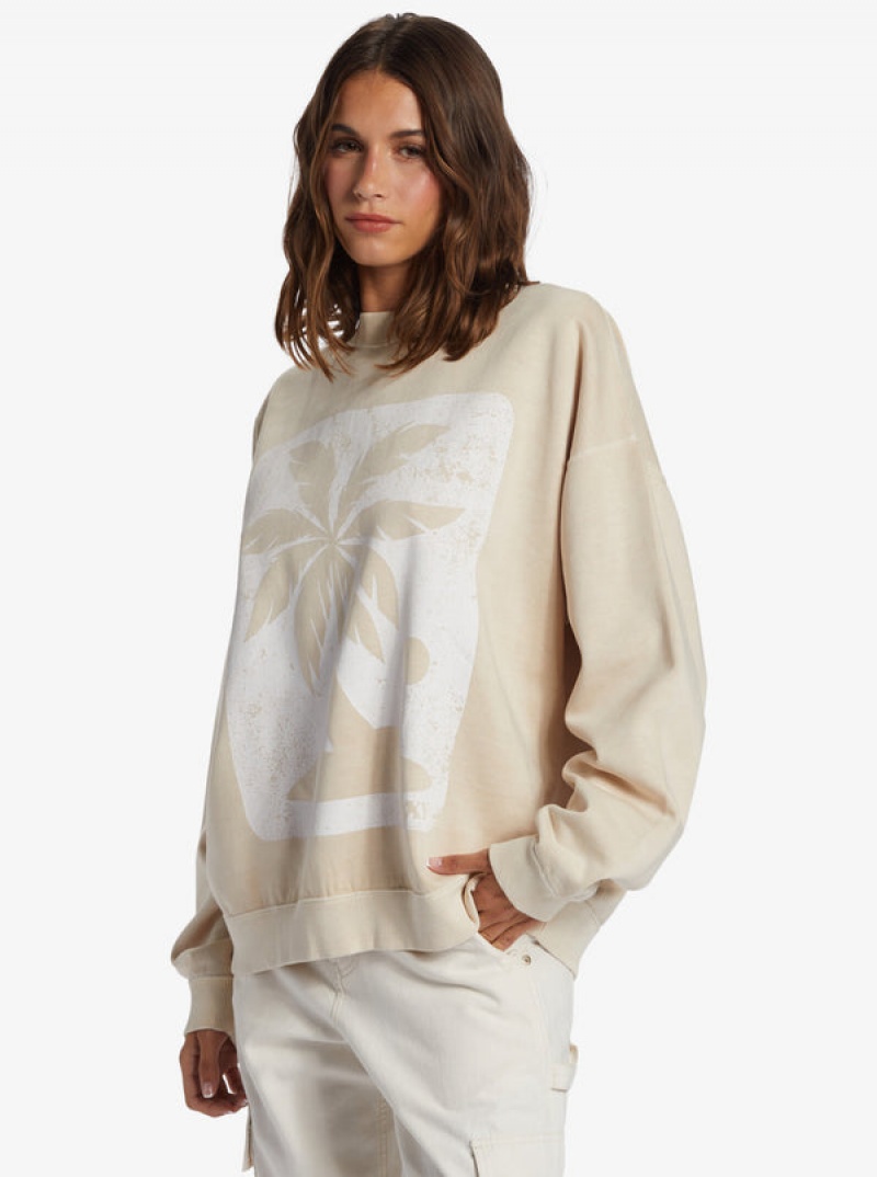 Roxy Lineup Oversized Crew Neck Nappali Ruha | 5740826-NR